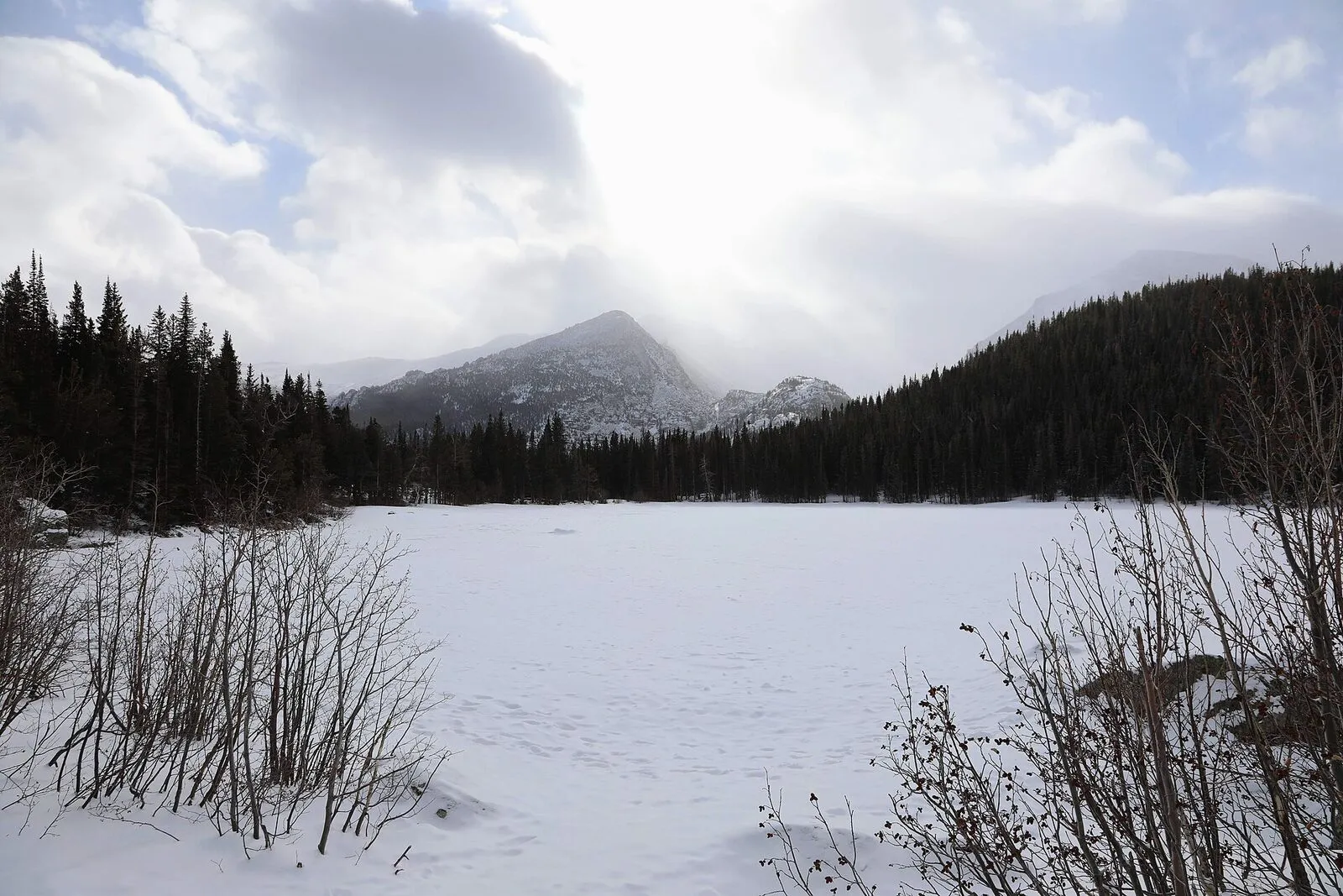 Bear Lake below Glacier Gorge in Rocky Mountain National Park