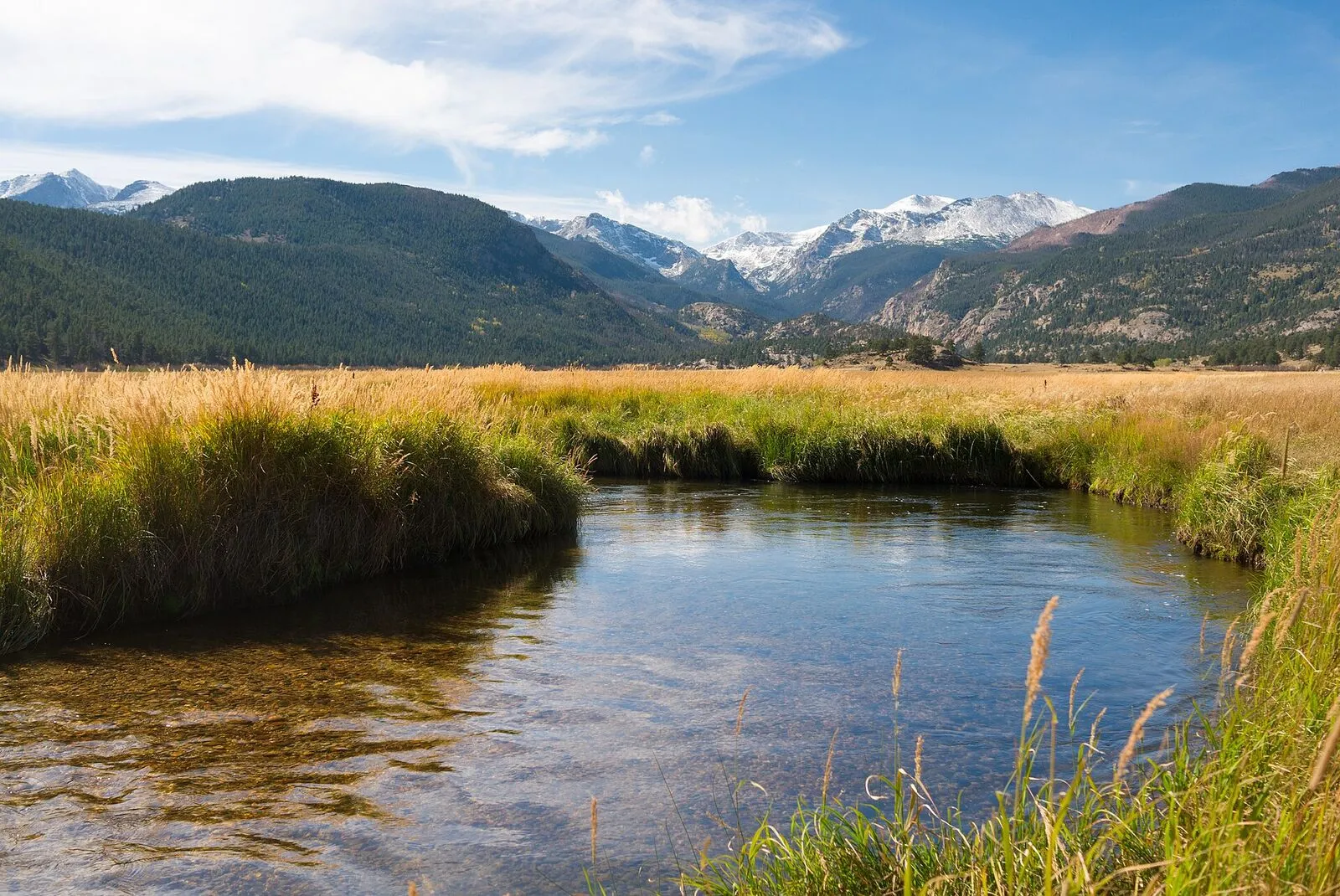 Moraine Park valley in Rocky Mountain National Park